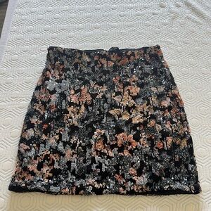 Dynamite lined sequin skirt, medium